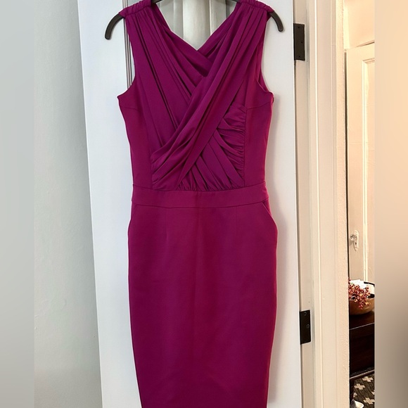 Reiss Cocktail Dress Like New! Size 4 Fuschia - Picture 1 of 7